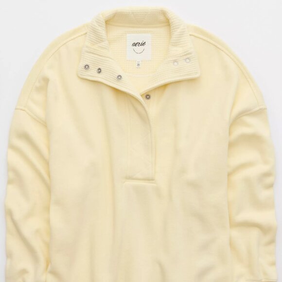 NWT Aerie Getaway Quarter Snap Sweatshirt - Picture 2 of 7